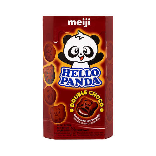 Meiji Hello Panda Double Chocolate Biscuits (42g)