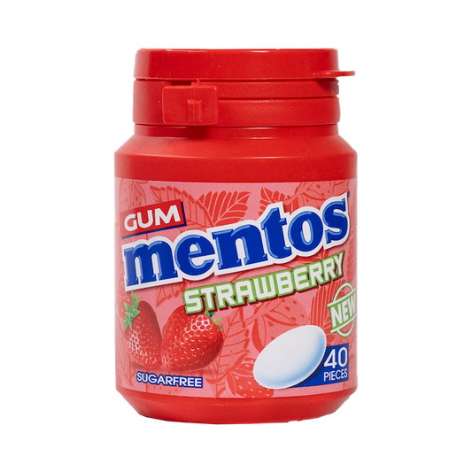 Mentos Gum Strawberry 40 Pieces