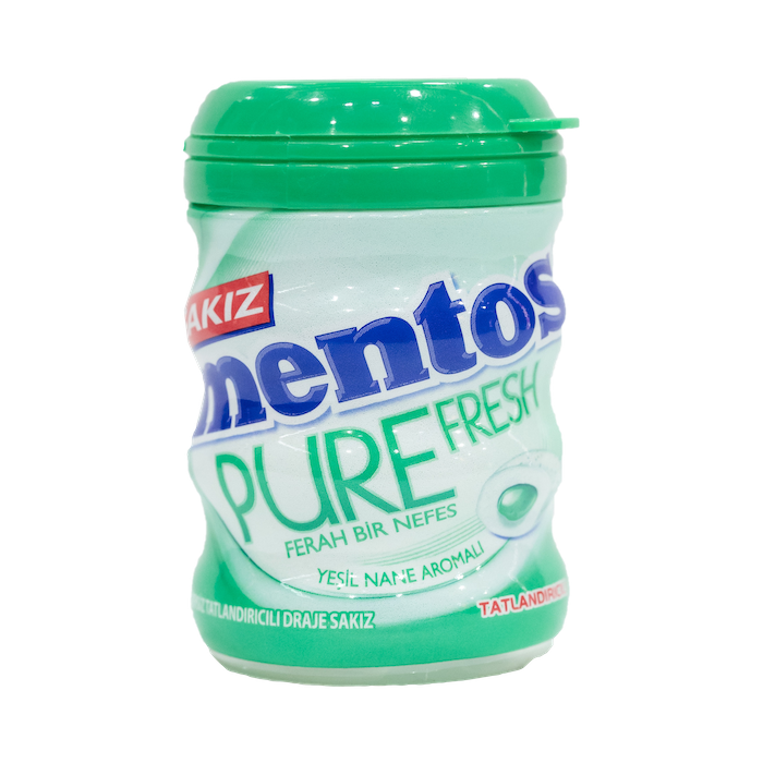 Mentos Pure Fresh GreenMint Gum (60g)