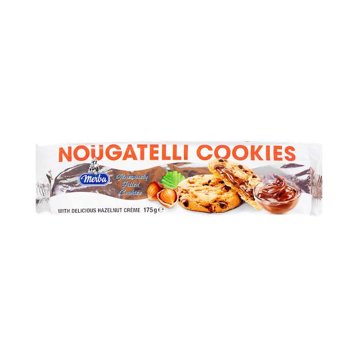 Merba Nougatelli  Cookies (175g)