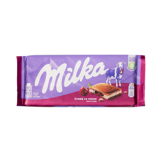 Milka Cherry Creme Chocolate (100g)