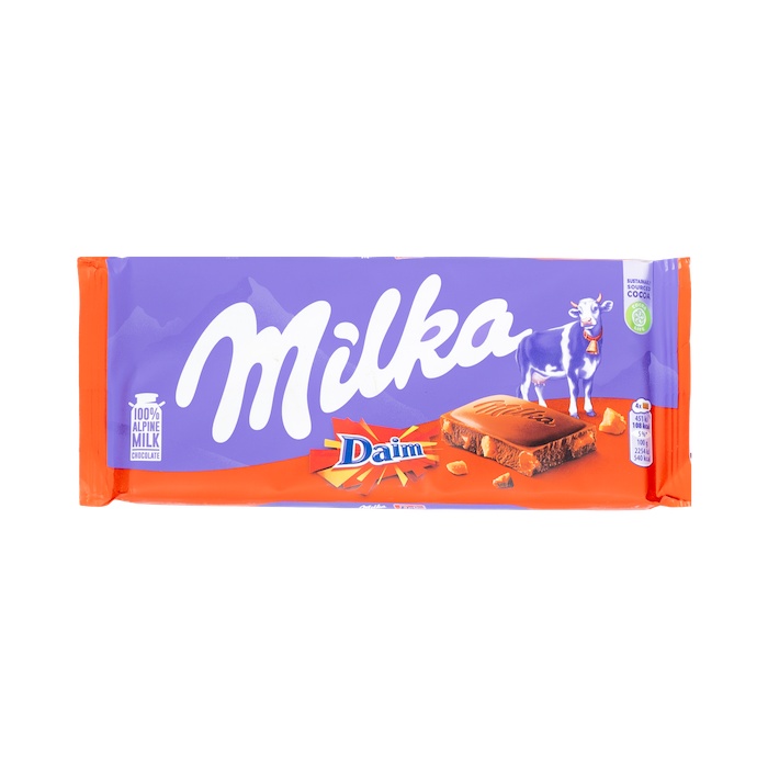 Milka Daim Chocolate (100g)