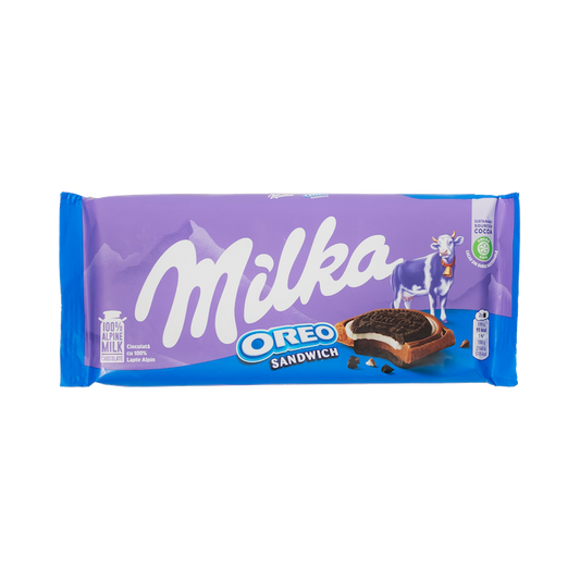 Milka Oreo Sandwich Chocolate (100g)