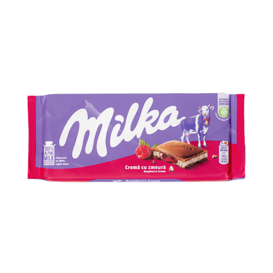 Milka Raspberry Chocolate (100g)