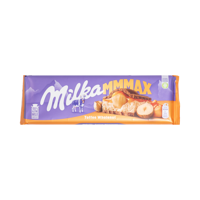 Milka Toffee Wholenut Chocolate (300g)