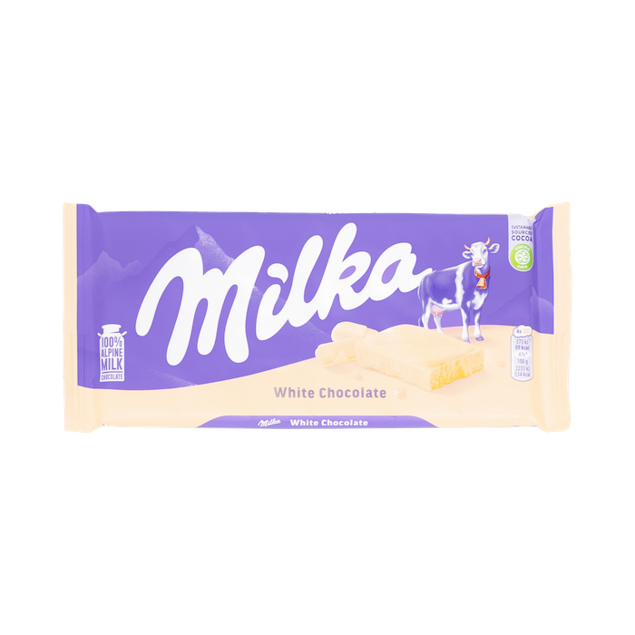 Milka White Chocolate (100g)