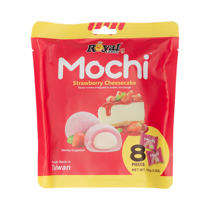 Mochi Strawberry Cheesecake 8 pieces (120g)