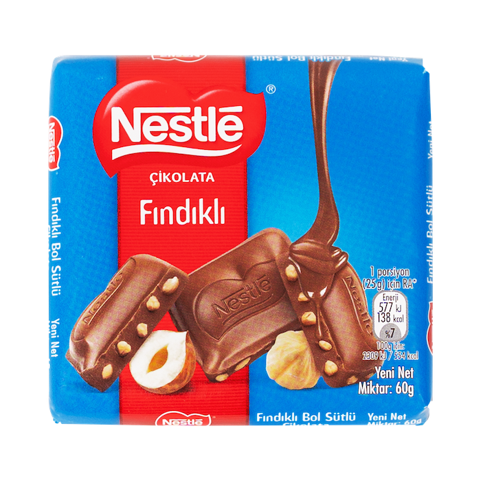 Nestle Chocolate with Hazelnuts (60g)