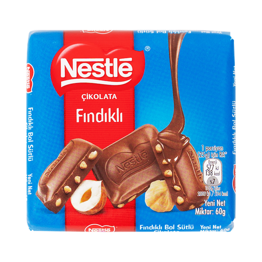 Nestle Chocolate with Hazelnuts (60g)
