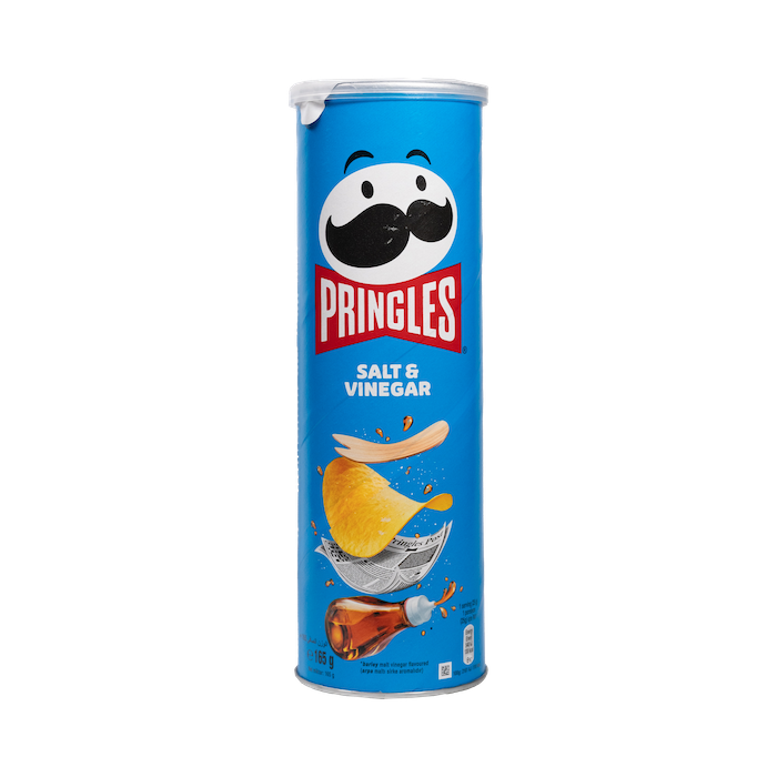 Pringles Salt & Vinegar Snacks (165g)