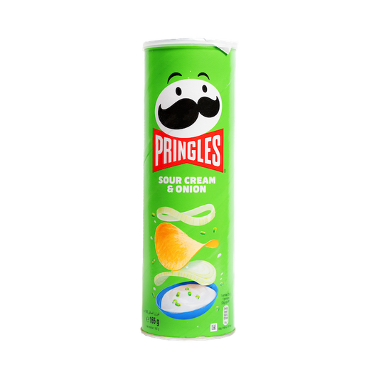 Pringles Sour Cream & Onion Snacks (165g)