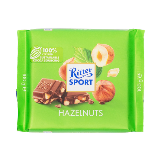 Ritter Sport Hazelnut Chocolate (100g)