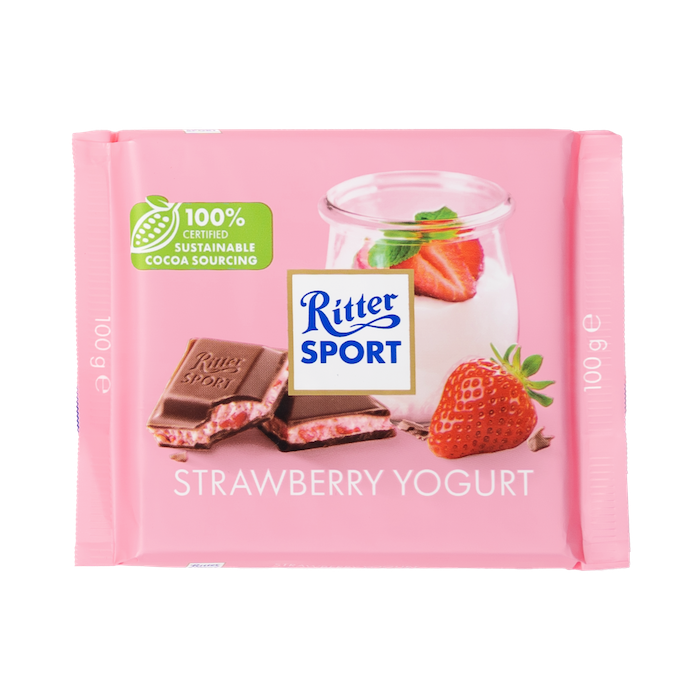 Ritter Sport Strawberry Yogurt Chocolate (100g)