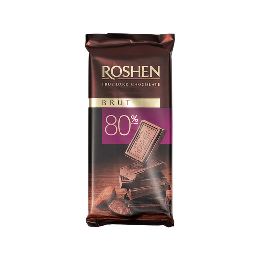 Roshen Brut 80% Dark Chocolate (85g)