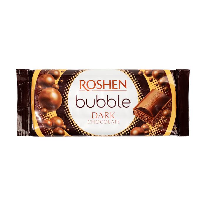 Roshen Bubble Dark Chocolate (80g)