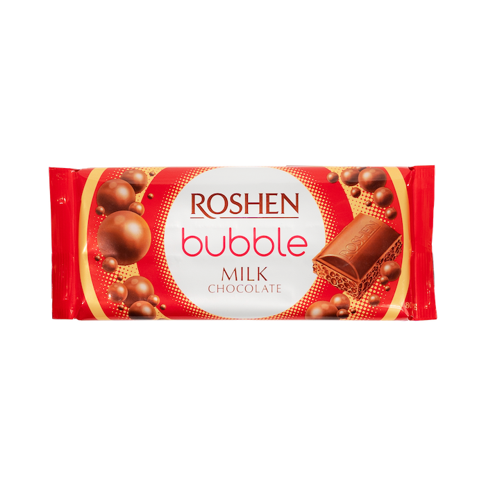 Roshen Bubble Milk Chocolate (80g)