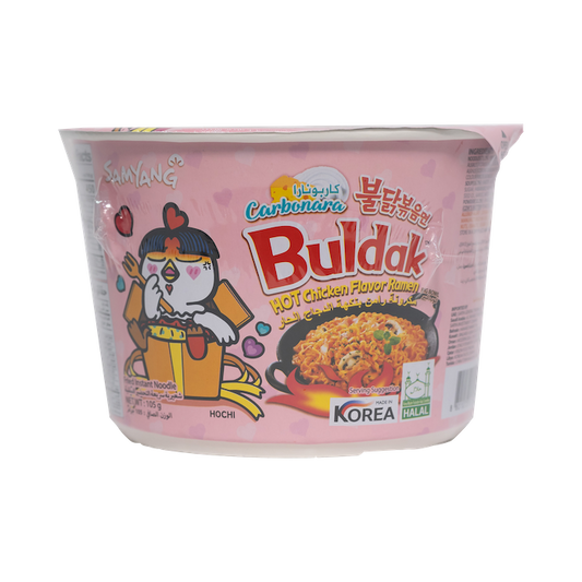 Samyang Buldak Carbonara Hot Chicken Noodles Cup (105g)