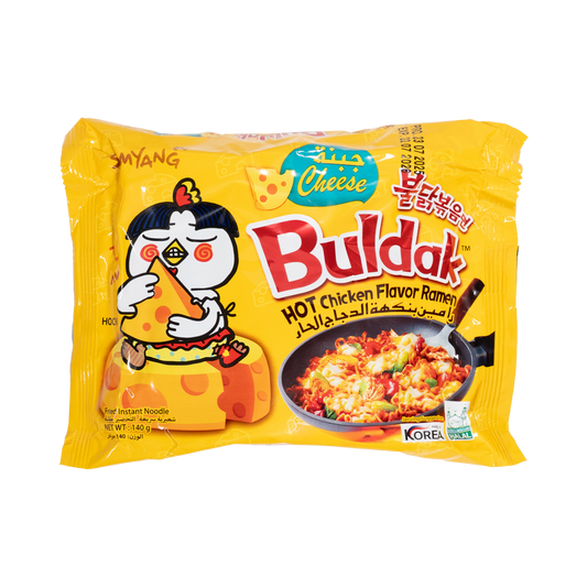 Samyang Buldak Cheese Hot Chicken Ramen Noodles (140g)