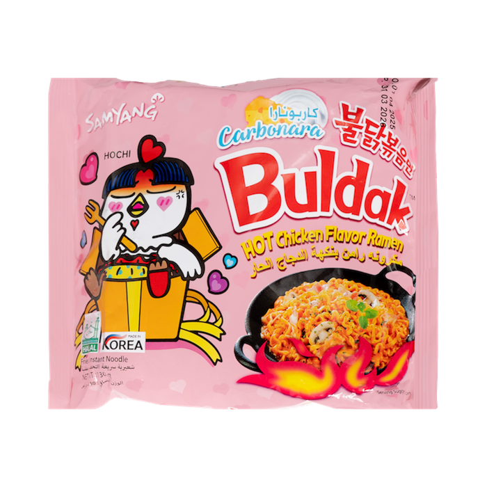 Samyang Carbonara Hot Chicken Ramen Noodles (70g)