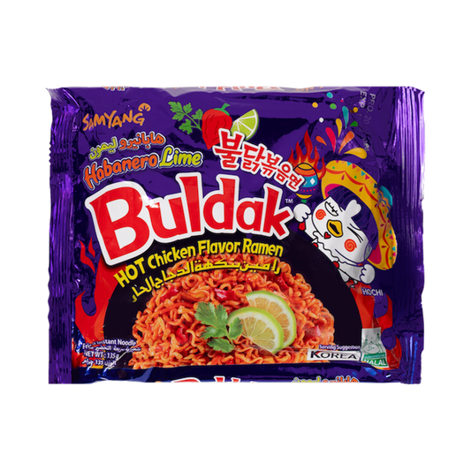 Samyang Habanero Lime Hot Chikcken Ramen Noodles (135g)