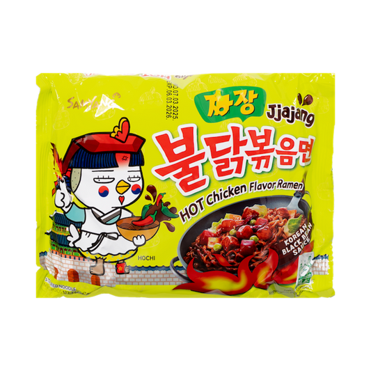Samyang Jjajang Hot Chicken Ramen Noodles (140g)