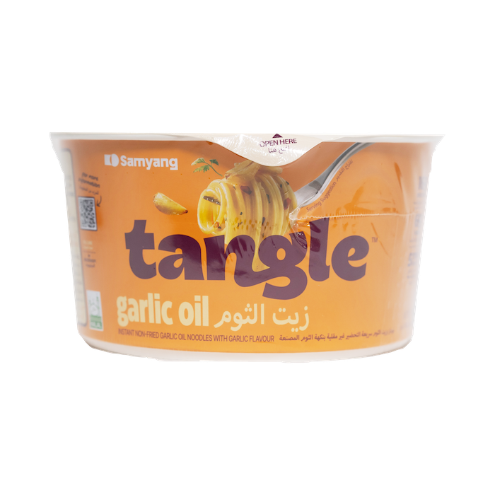 Samyang Tangle Garlic Oil Noodles Cup (100g)