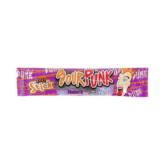 Sour Punk Candy Stick Blueberry (40g)
