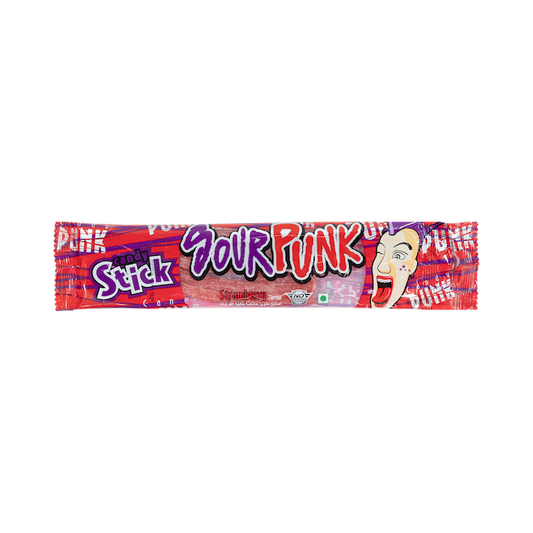 Sour Punk Candy Stick Strawberry (40g)