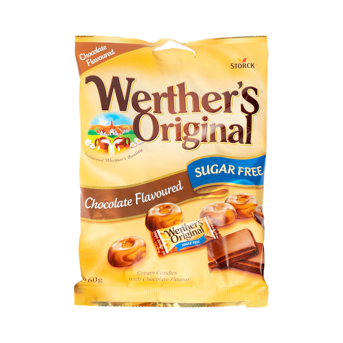 Stork Werther's Original Sugar Free Chocolate Candies (60g)