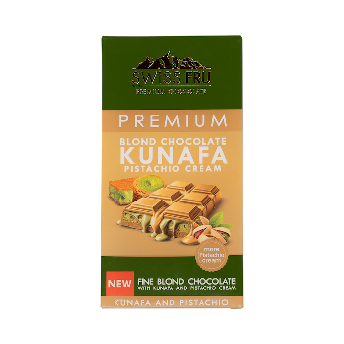 Swiss Fru Kunafa Pistachio Cream Chocolate (150g)