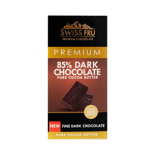 Swiss Fru Premium 85% Dark Chocolate (80g)