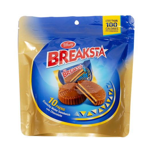 Tiffany Breaksta 10 Packs Chocolate Wafer Biscuits