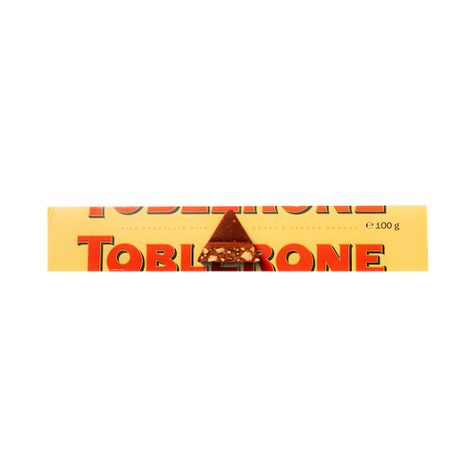Toblerone Chocolate With Honey & Almond Nougat (100g)