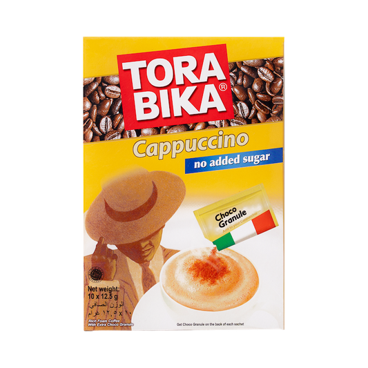 Tora Bika Cappuccino 10x12.5g Coffee (125g)