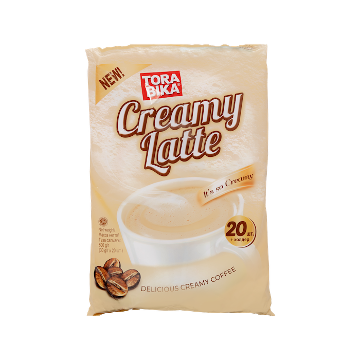 Tora Bika Creamy Latte 20X30g Coffee (600g)