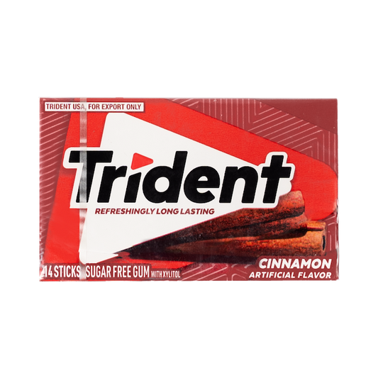 Trident 14 Sticks Sugar Free Cinnamon Gum (26g)