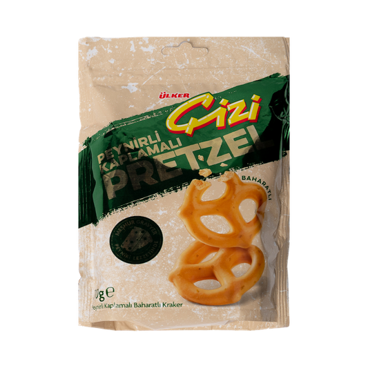 Ulker Cheese Spicy Pretzel Snacks (70g)