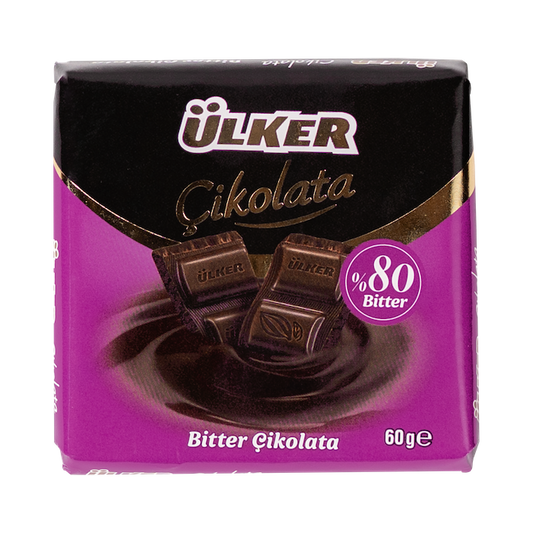 Ulker Chocolate 80% Bitter (60g)