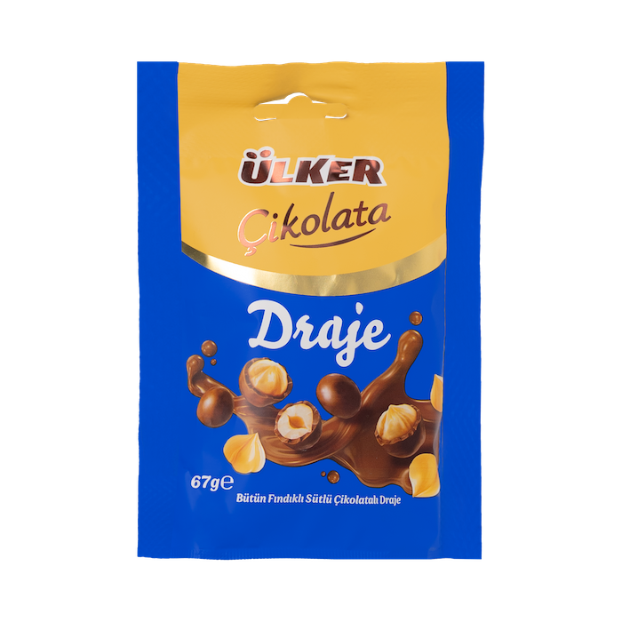 Ulker Chocolate Draje With Hazelnut (67g)