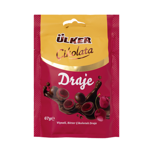 Ulker Chocolate Draje With Sour Cherry (67g)