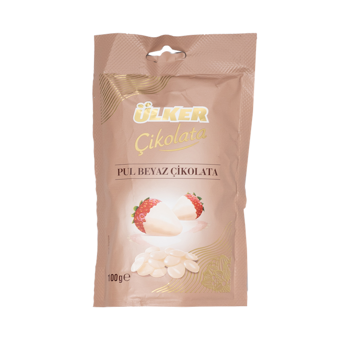 Ulker Chocolate White Chocolate Strawberry (100g)