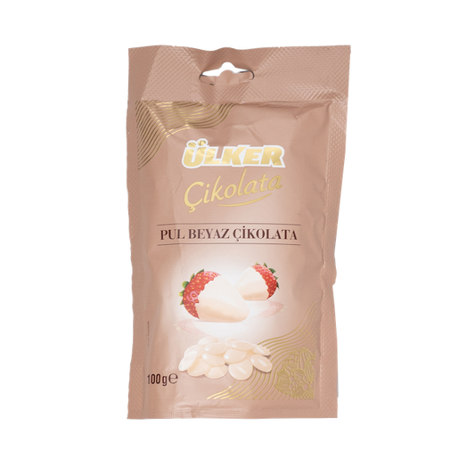 Ulker Chocolate White Chocolate Strawberry (100g)