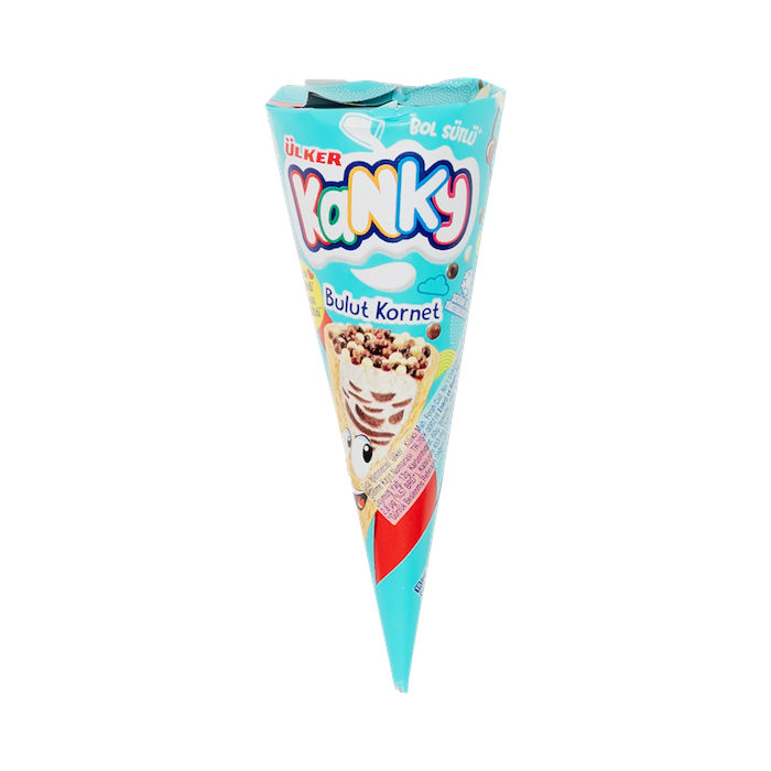 Ulker Kanky Chocolate Cone Biscuits (70g)