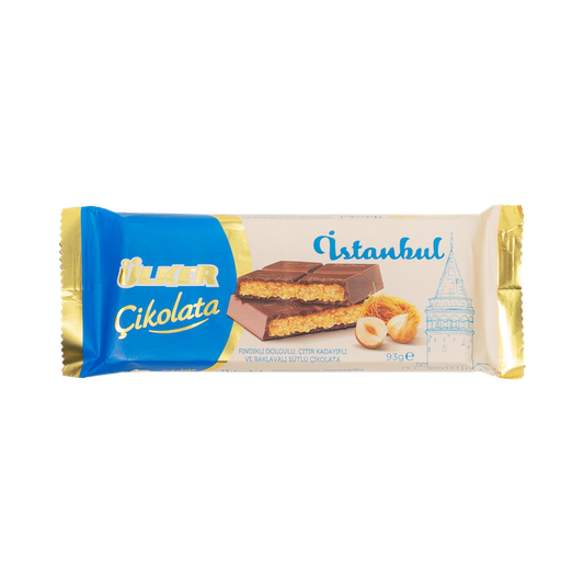 Ulker Kunafa Chocolate With Hazelnut (93g)