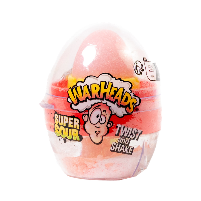WarHeads Twist & Shake Strawberry Sour Candy (18g)