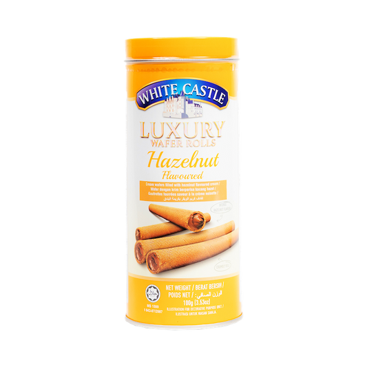White Castle Wafer Rolls Hazelnut (100g)