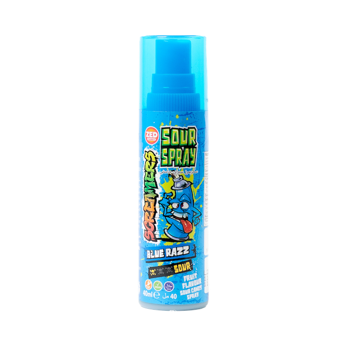 Zed Candy Scremers Sour Spray Blue Razz (40ml)