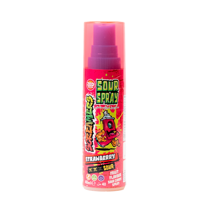 Zed Candy Scremers Sour Spray Strawberry (40ml)