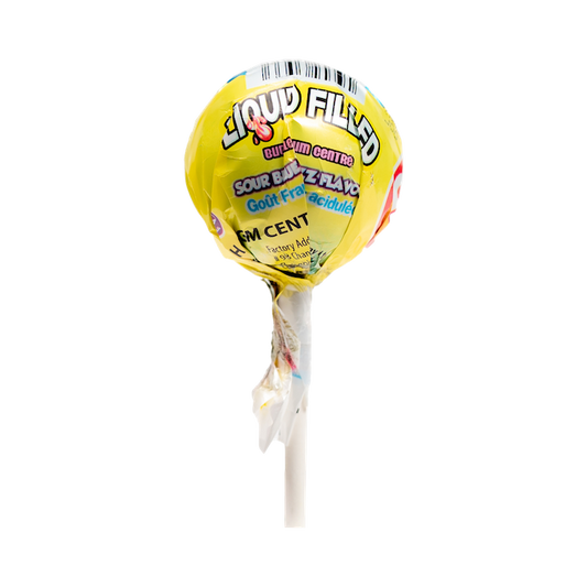 ZedLlollipop Liquid Filled Bubble Gum (34g)